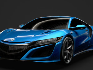 honda nsx 2020 Modelo 3D