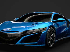 honda nsx 2020 3D Model