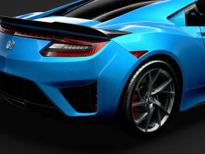 honda nsx 2020 3D Model