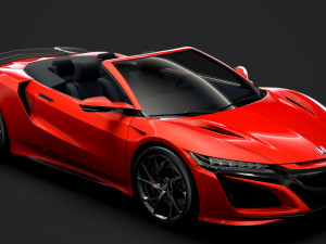 honda nsx cabrio 2020 3D Models