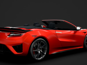 honda nsx cabrio 2020 3D Model
