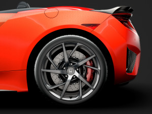 honda nsx cabrio 2020 3D Model