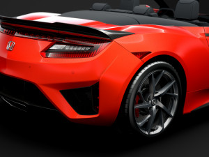 honda nsx cabrio 2020 3D Model