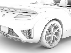 honda nsx cabrio 2020 3D Model