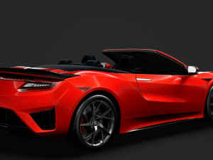 honda nsx cabrio 2020 3D Model