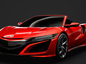 honda nsx cabrio 2020 3D Model