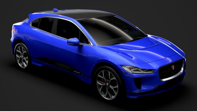 jaguar i pace ev400 adw hse 2019 3D Модель .c4d .max .obj .3ds .fbx .stl .blend 
