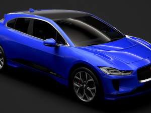 jaguar i pace ev400 adw hse 2019 3D Model