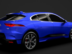 jaguar i pace ev400 adw hse 2019 3D Модель