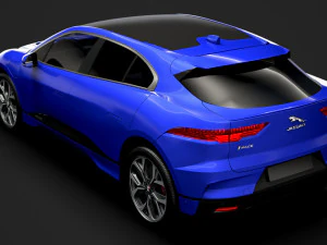 jaguar i pace ev400 adw hse 2019 3D Model