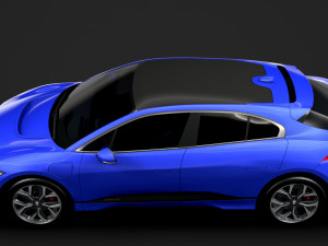 jaguar i pace ev400 adw hse 2019 3D Модель