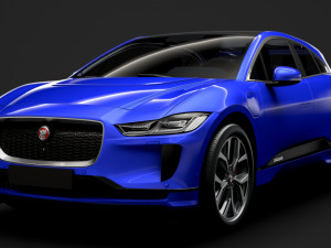 jaguar i pace ev400 adw hse 2019 3D Модель