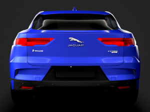 jaguar i pace ev400 adw hse 2019 3D Модель