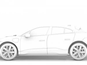 jaguar i pace ev400 adw hse 2019 3D Model
