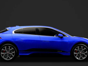 jaguar i pace ev400 adw hse 2019 3D Model