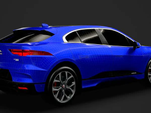 jaguar i pace ev400 adw hse 2019 3D Model