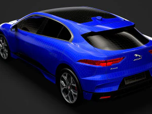 jaguar i pace ev400 adw hse 2019 3D Model