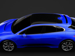 jaguar i pace ev400 adw hse 2019 3D Модель
