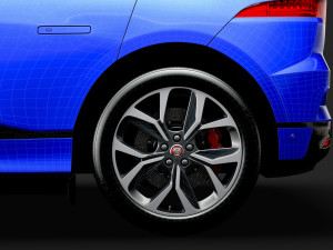 jaguar i pace ev400 adw hse 2019 3D Модель