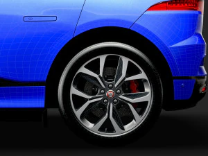 jaguar i pace ev400 adw hse 2019 3D Model
