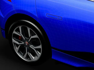 jaguar i pace ev400 adw hse 2019 3D Model