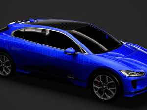 jaguar i pace ev400 adw hse 2019 3D Модель