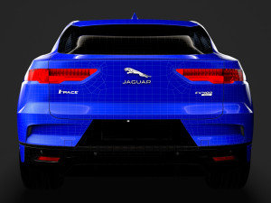 jaguar i pace ev400 adw hse 2019 3D Модель