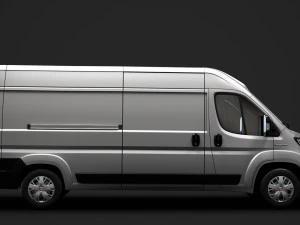 fiat e-ducato van l3h2 2020 3D Model