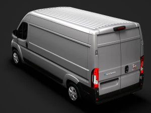 fiat e-ducato van l3h2 2020 3D Model