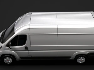 fiat e-ducato van l3h2 2020 3D Model
