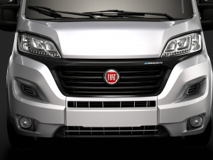 fiat e-ducato van l3h2 2020 Modelo 3D