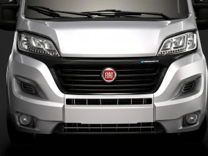 fiat e-ducato van l3h2 2020 3D Model