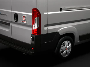 fiat e-ducato van l3h2 2020 3D Model
