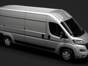 fiat e-ducato van l3h2 2020 3D Model