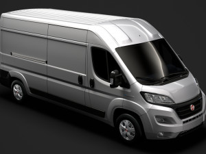 fiat e-ducato van l3h2 2020 Modelo 3D
