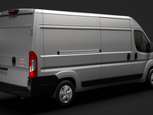 fiat e-ducato van l3h2 2020 Modelo 3D
