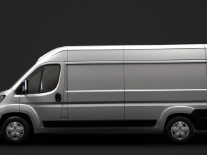 fiat e-ducato van l3h2 2020 3D Model