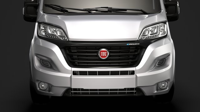 fiat e ducato van l3h2 2020 3D in 3DExport