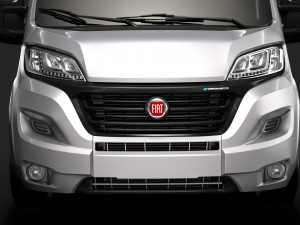 fiat e-ducato van l3h2 2020 Modelo 3D
