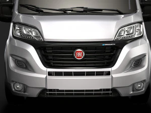 fiat e-ducato van l3h2 2020 3D Model
