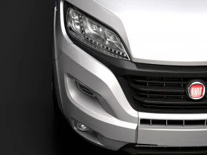 fiat e-ducato van l3h2 2020 3D Model
