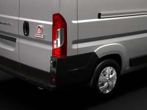fiat e-ducato van l3h2 2020 Modelo 3D
