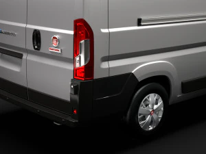fiat e-ducato van l3h2 2020 3D Model