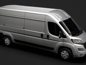 fiat e-ducato van l3h2 2020 3D Model
