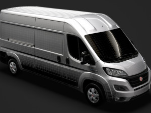 fiat e-ducato van l3h2 2020 Modelo 3D