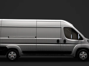 fiat e-ducato van l3h2 2020 3D Model