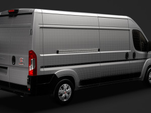 fiat e-ducato van l3h2 2020 Modelo 3D