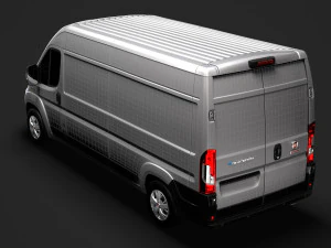 fiat e-ducato van l3h2 2020 3D Model