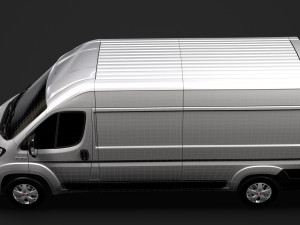 fiat e-ducato van l3h2 2020 Modelo 3D