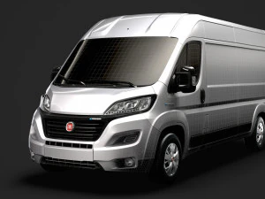 fiat e-ducato van l3h2 2020 3D Model